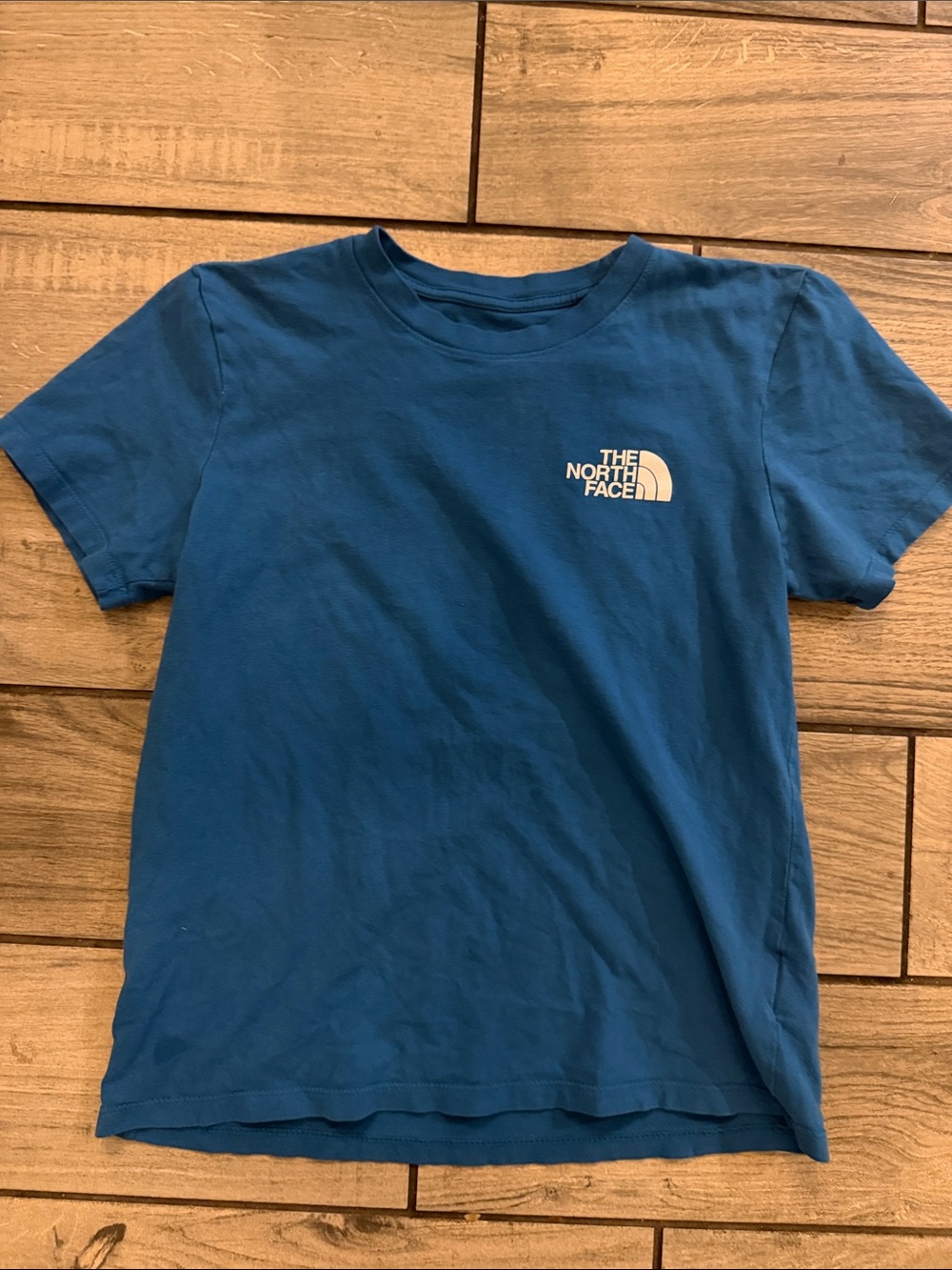 The North Face women’s Royal Blue Short Sleeve Logo Tee